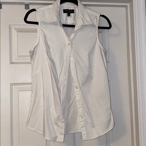 White banana republic collared shirt